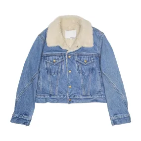 3.1 PHILLIP LIM Sherpa Lined Jacket Blue Mens S