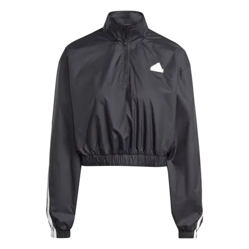 ADIDAS FUTURE ICONS 3-STRIPES WOVEN 1/4 ZIP JACKET