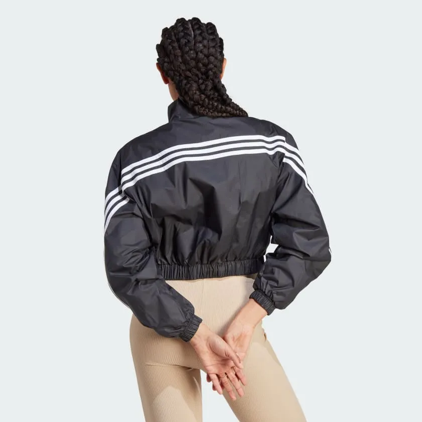 ADIDAS FUTURE ICONS 3-STRIPES WOVEN 1/4 ZIP JACKET
