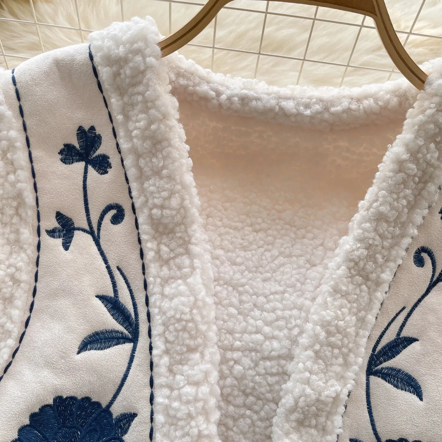 Autumn Winter Folk Vest Embroidered Outerwear