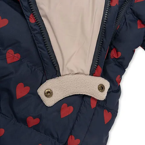 Baby Daunen Onesie ''Mon Amour''