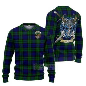 Bannatyne Tartan Ugly Sweater with Family Crest Celtic Skull Style