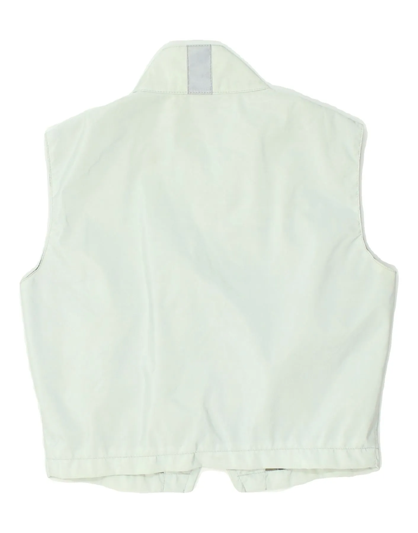 BELSTAFF Womens Crop Gilet IT 42 Medium Green Nylon