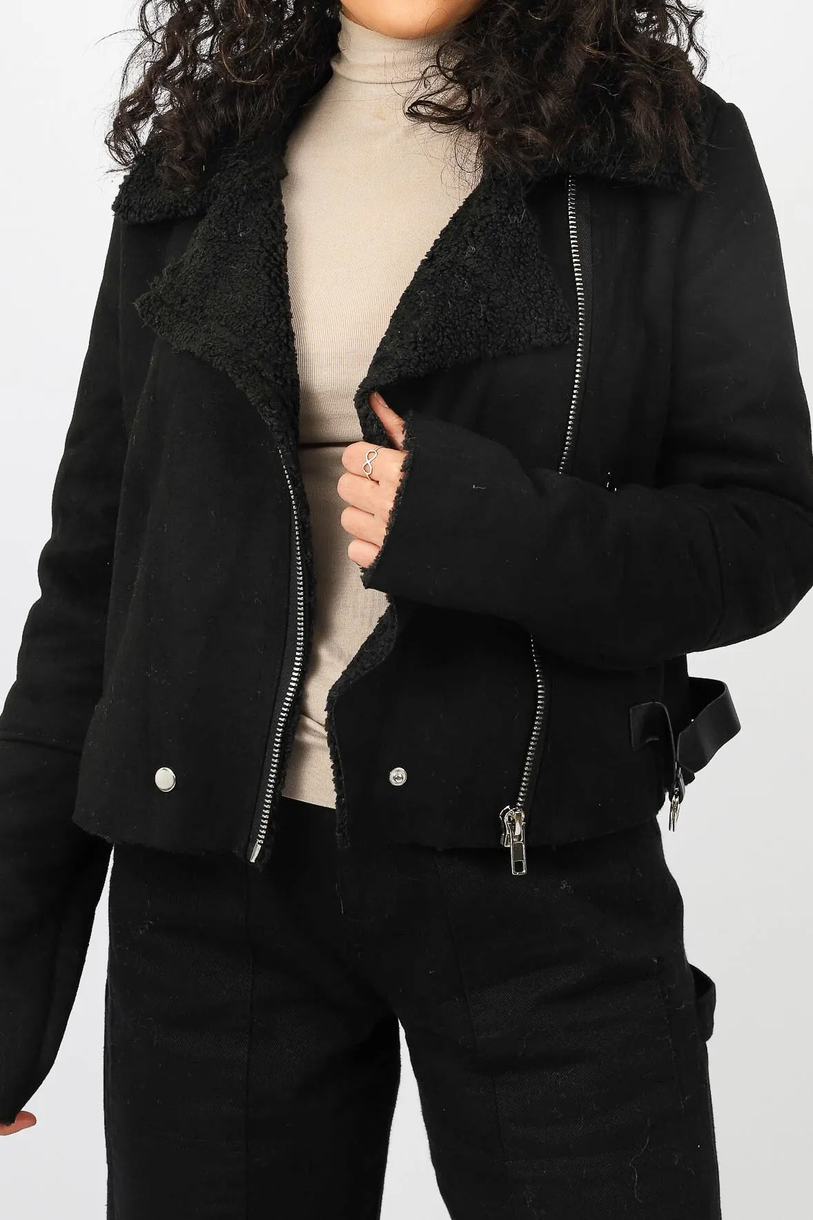 Blakely Fur Crop Jacket