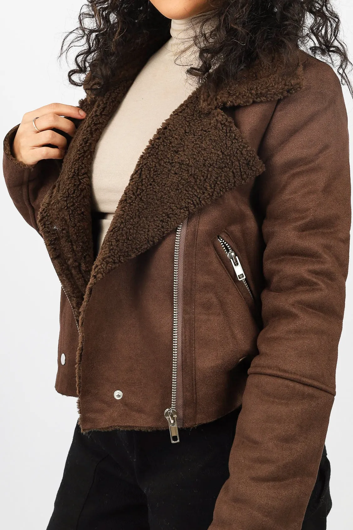 Blakely Fur Crop Jacket