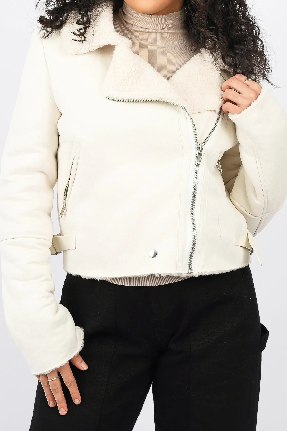 Blakely Fur Crop Jacket