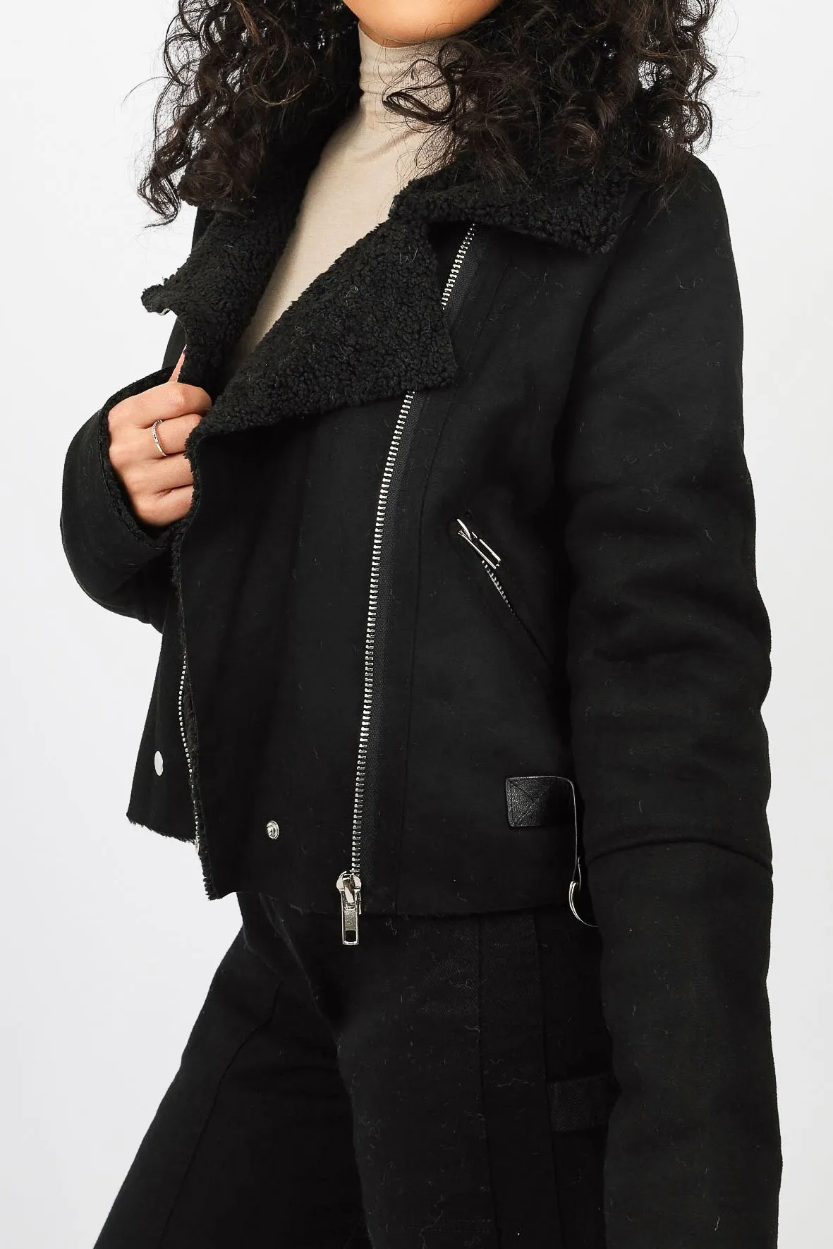 Blakely Fur Crop Jacket
