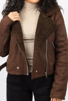 Blakely Fur Crop Jacket