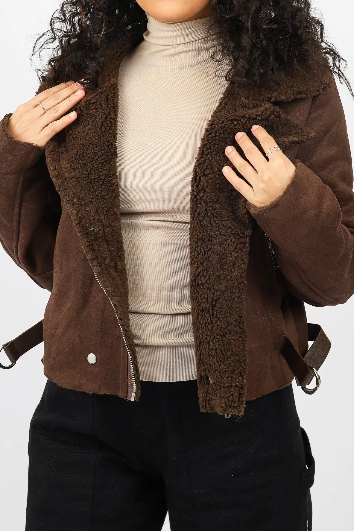 Blakely Fur Crop Jacket