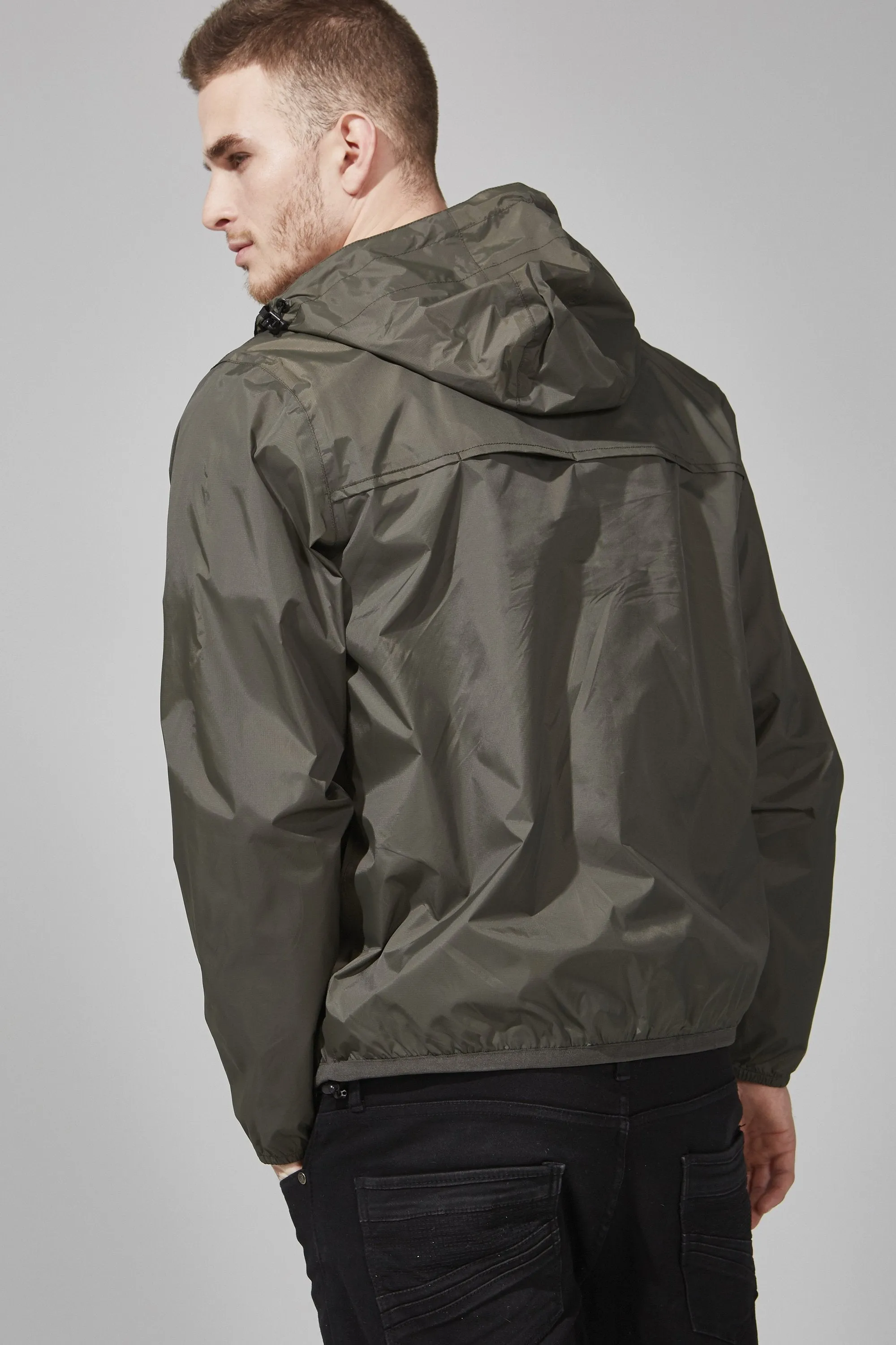 Chaqueta Torba Quarter Zip Packable Rain Jacket