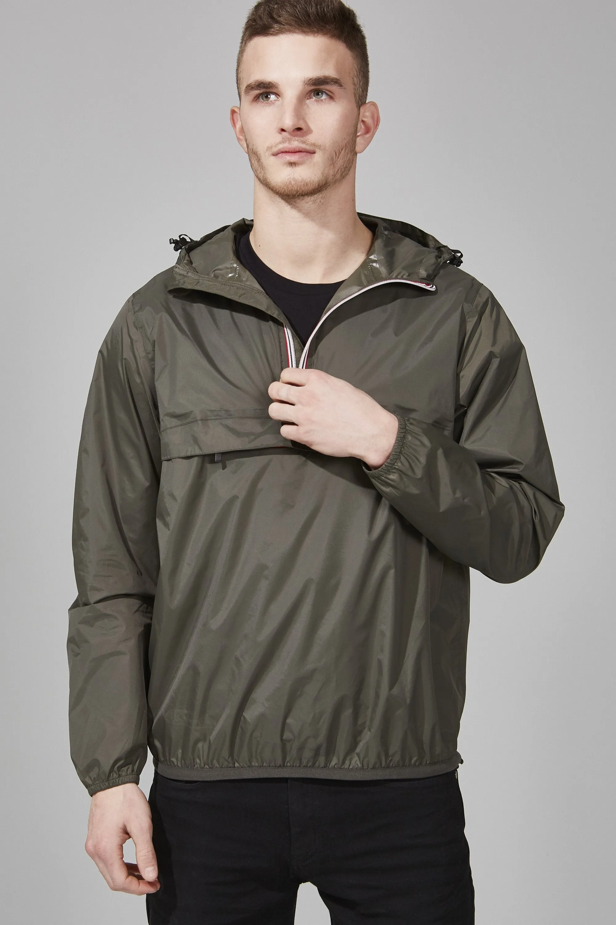 Chaqueta Torba Quarter Zip Packable Rain Jacket