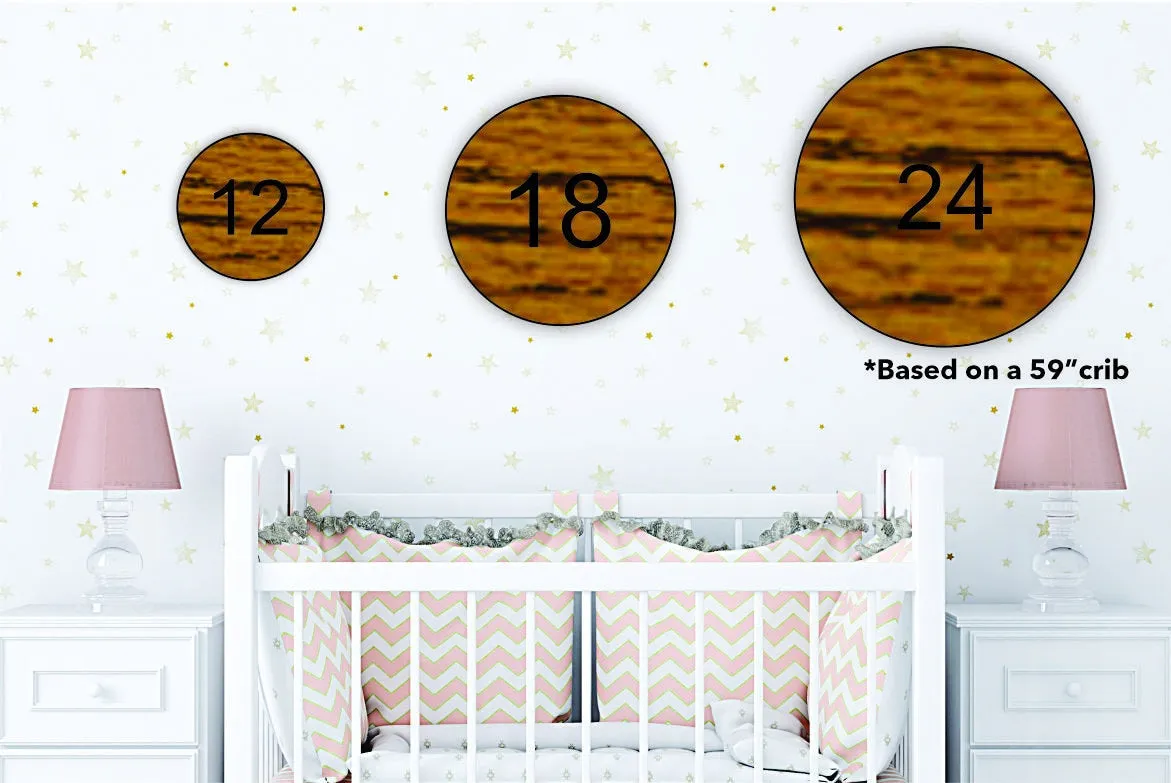 Custom Address Rattan Sign Your Address Name Here Laser Cut Layered Home Round Business Commerical Signage Made to Order Wooden Handmade