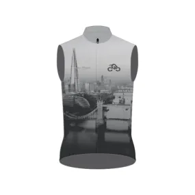 Custom Pro Gilet - Chain Gang Cyclist Grey