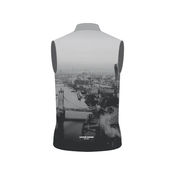 Custom Pro Gilet - Chain Gang Cyclist Grey