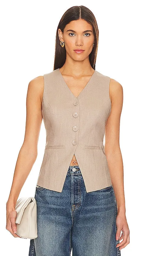 HEARTLOOM Silvie Vest in Tan