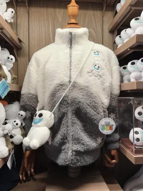 HKDL - World of Frozen 1st Anniversary Snowgie White & Greys Sherpa Zipped Jacket for Adults