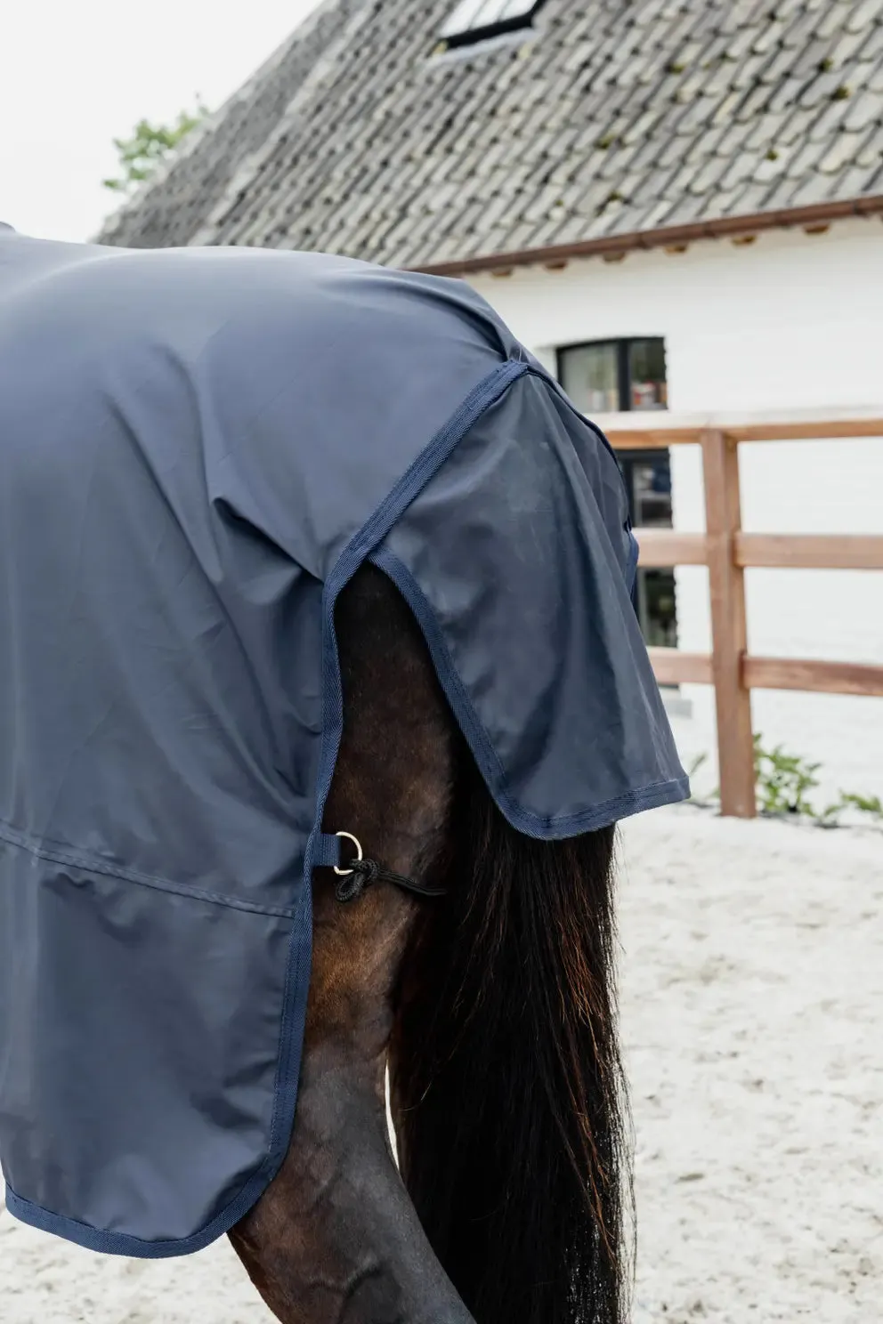 Horse Raincoat Hurricane with Stirrup Holes