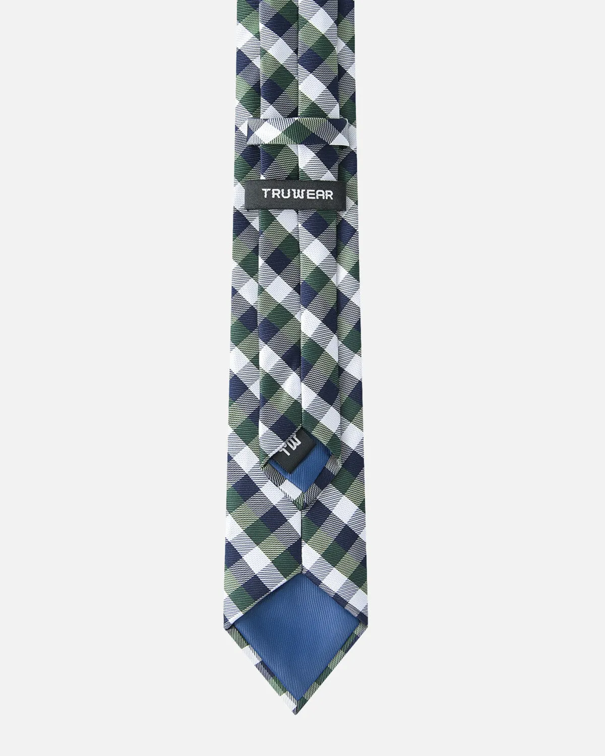 Immortal Checkered Navy, Green & White
