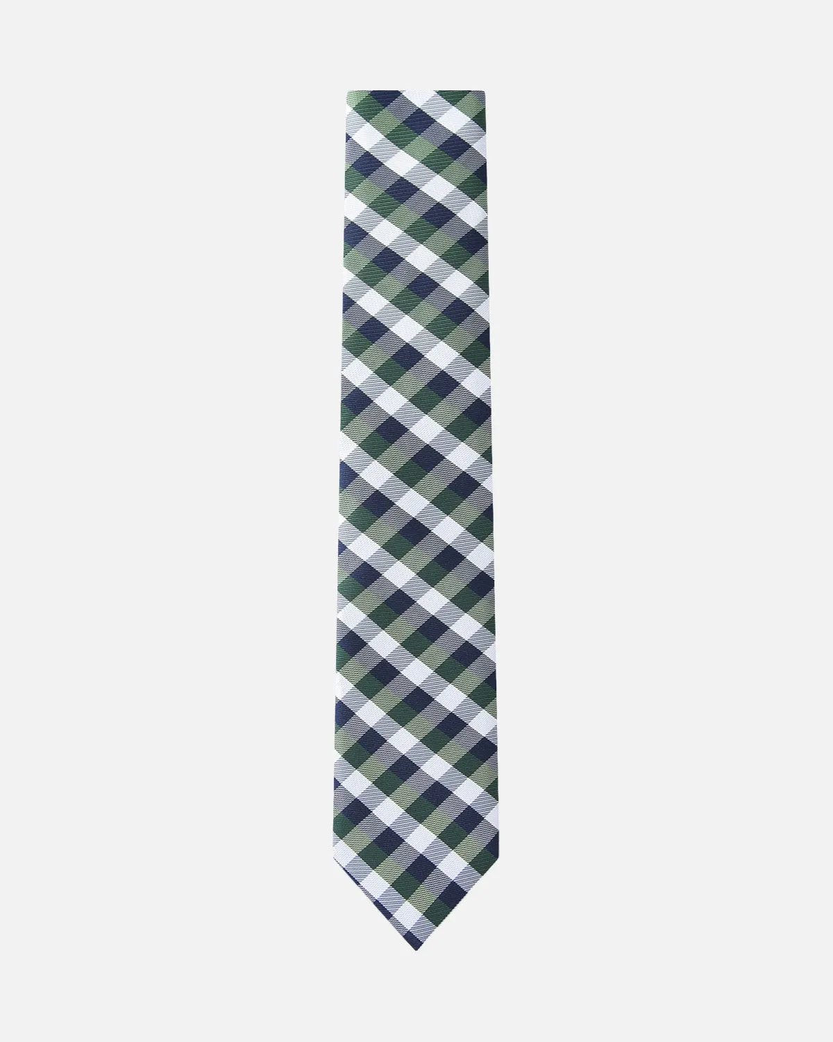 Immortal Checkered Navy, Green & White