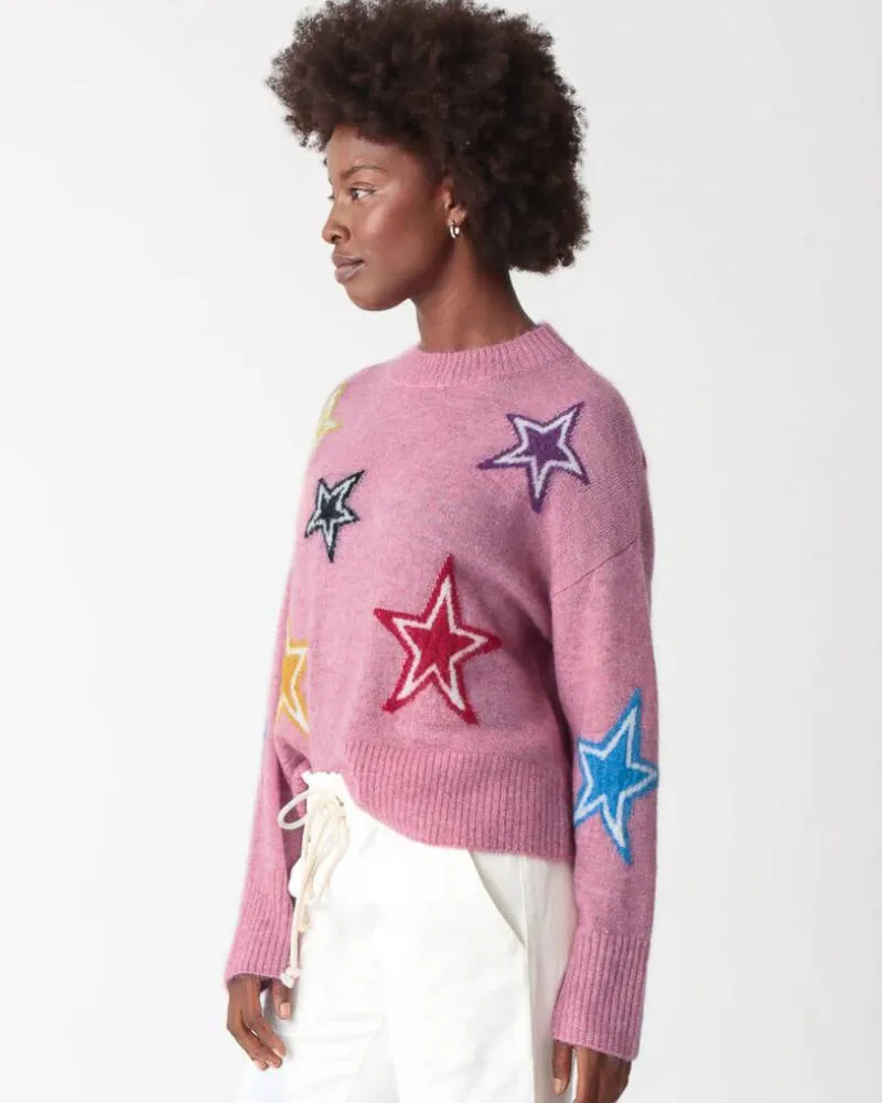 Leah Sweater - Star Pink