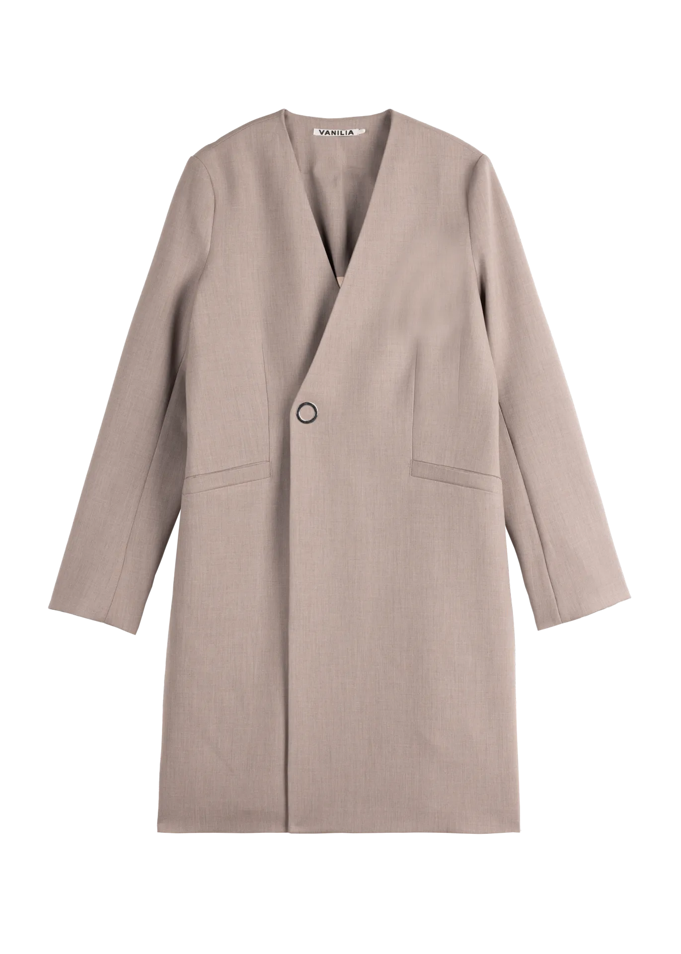 Long viscose blazer