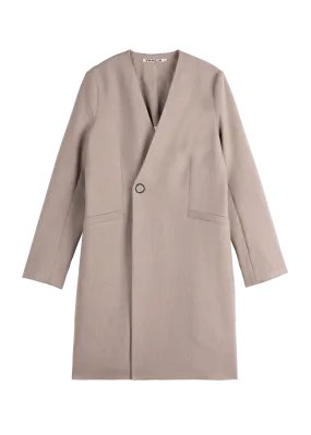 Long viscose blazer