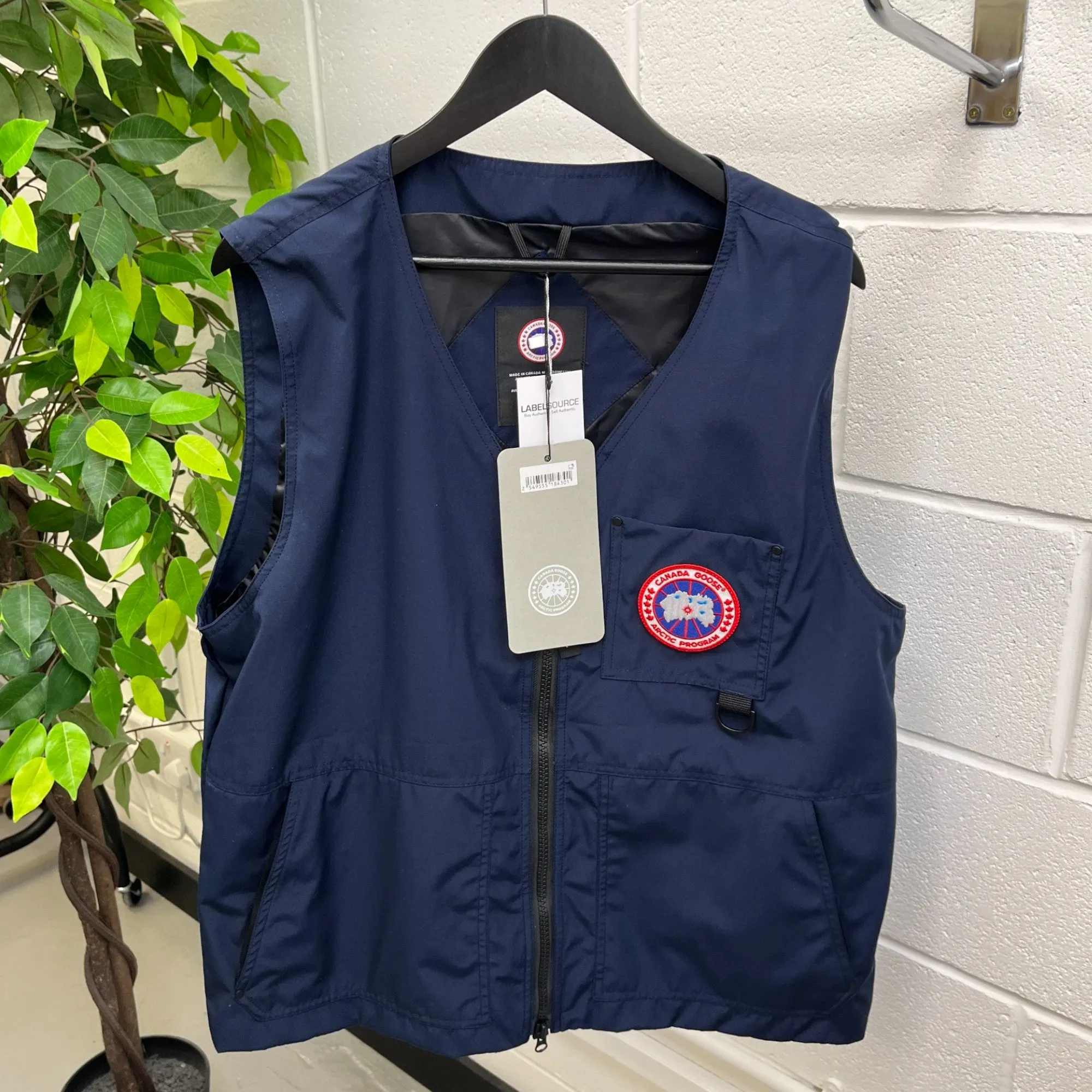 Men's Canmore Vest Gilet Navy Size L