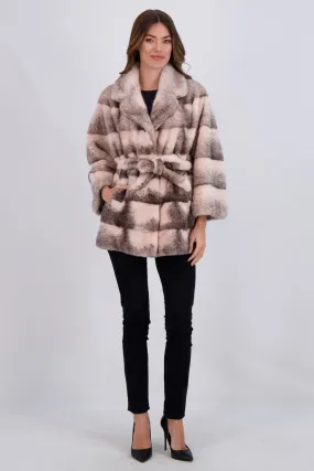 MINK JACKET, BELT