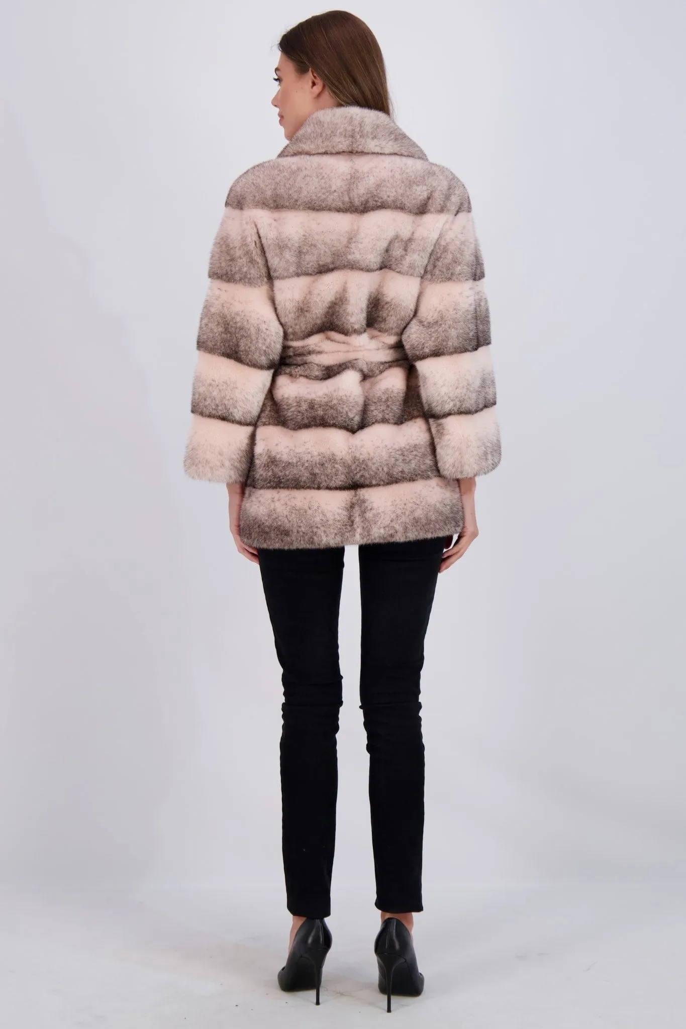 MINK JACKET, BELT