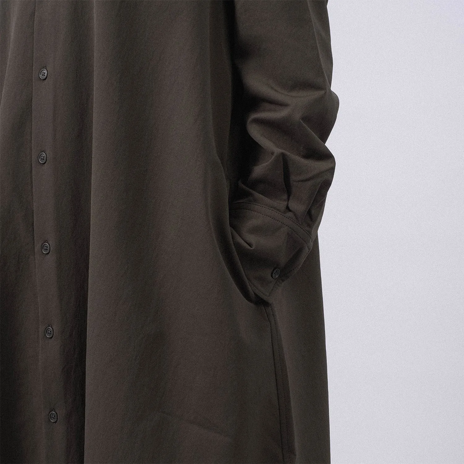[NANAMICA] ALPHADRY SHIRT DRESS _ OLIVE
