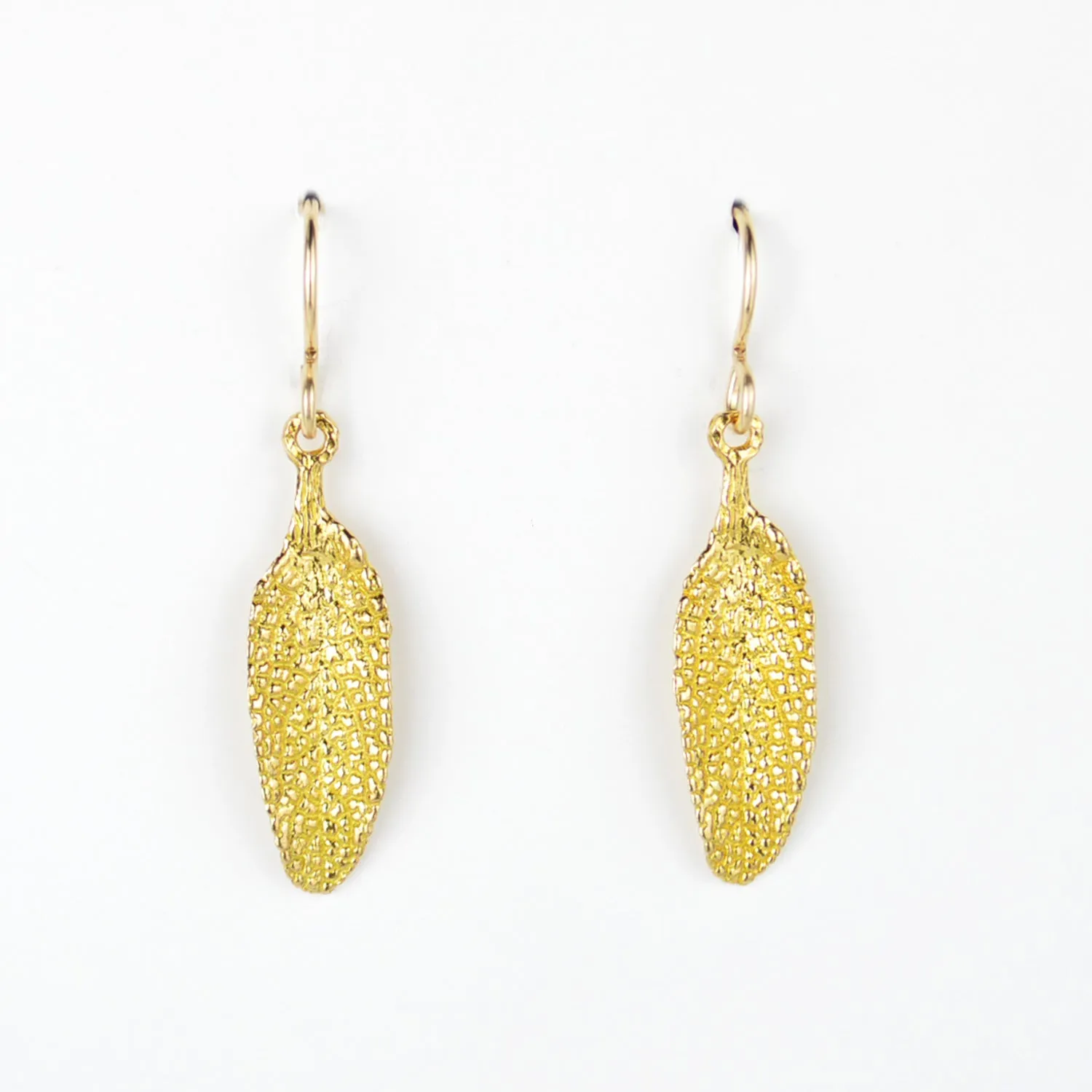 New Day Sage Leaf Earrings
