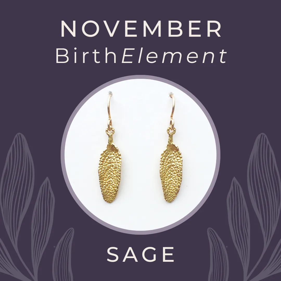 New Day Sage Leaf Necklace