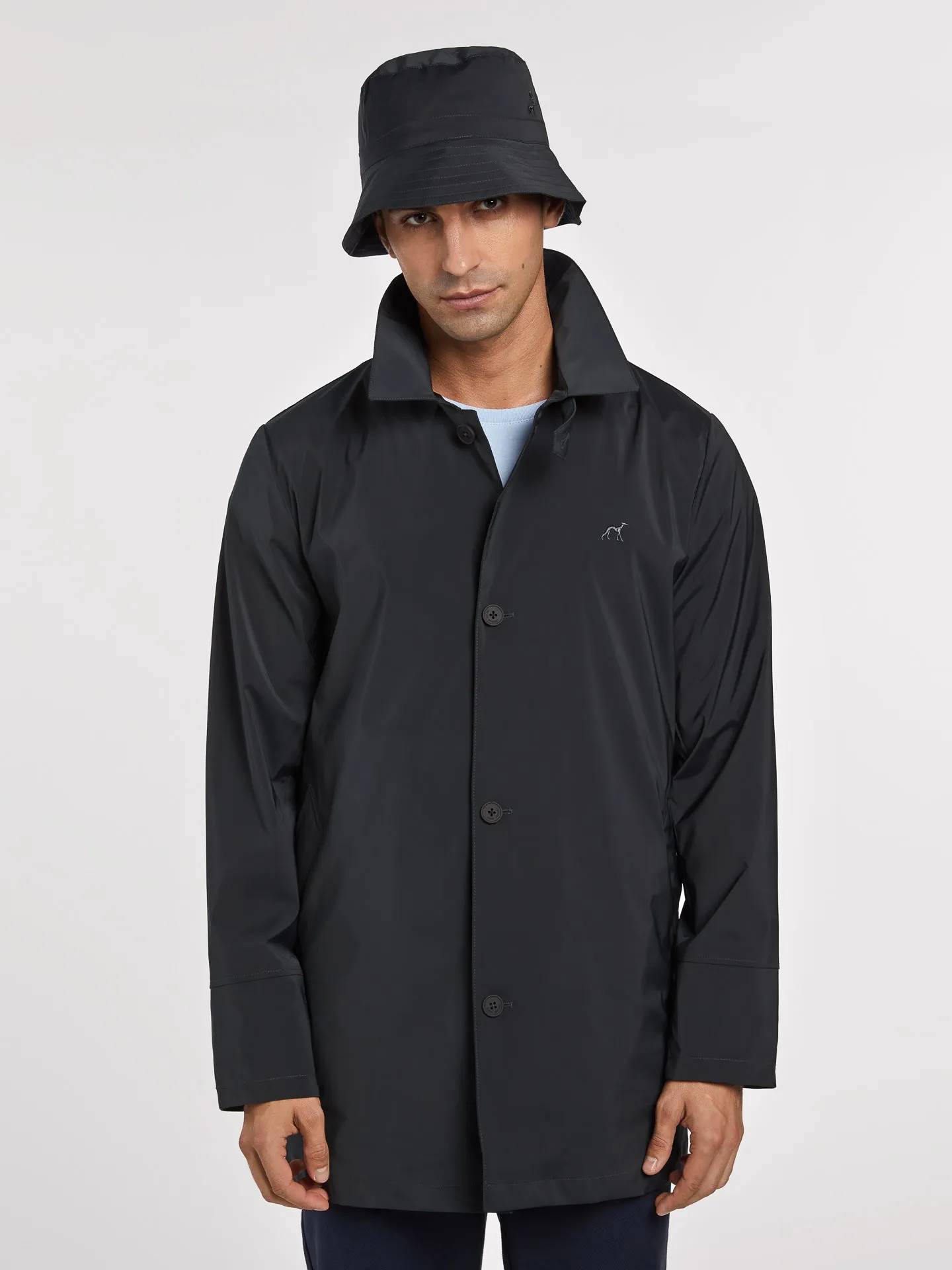 Packable raincoat