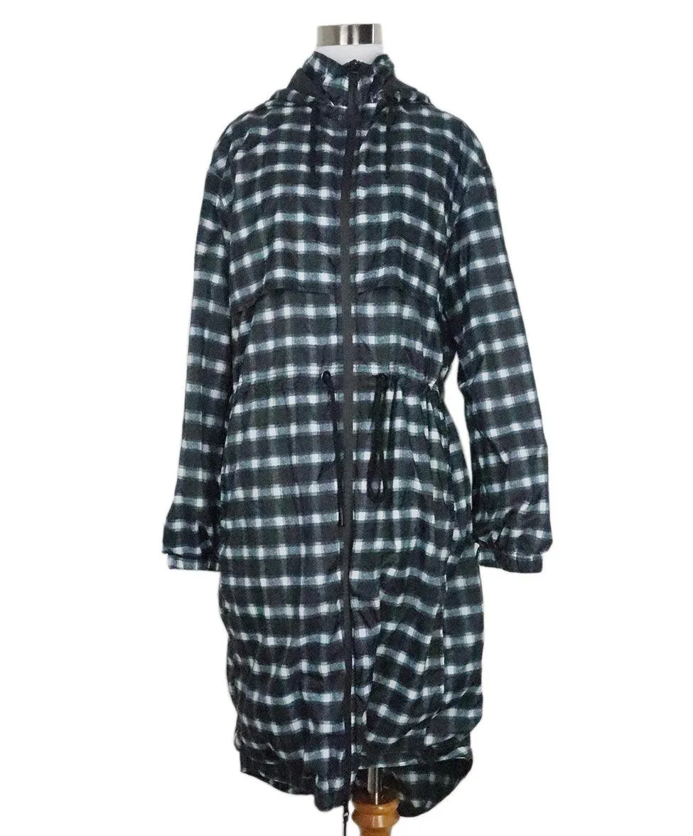 Paco Rabanne Blue & White Raincoat sz 6