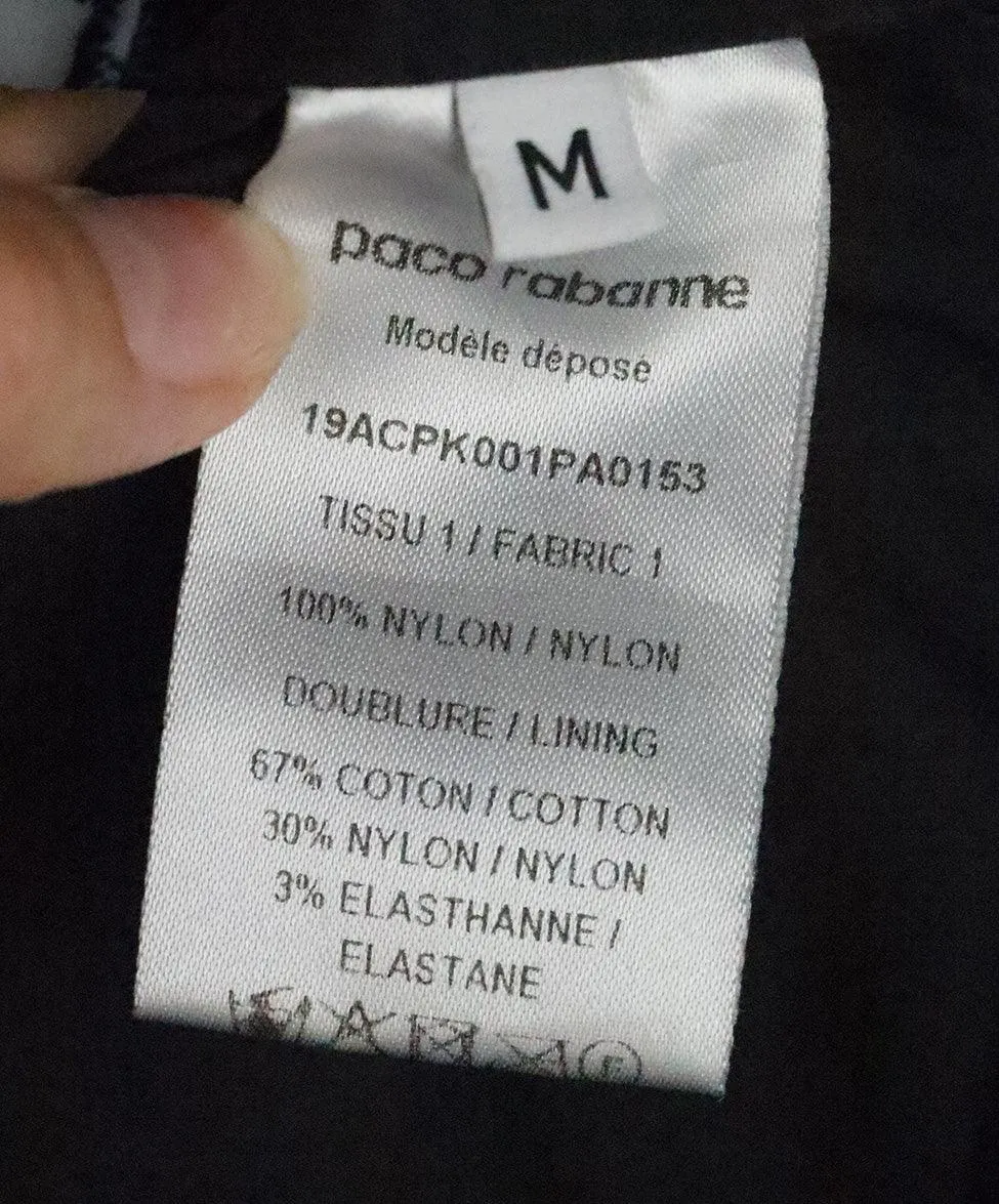Paco Rabanne Blue & White Raincoat sz 6