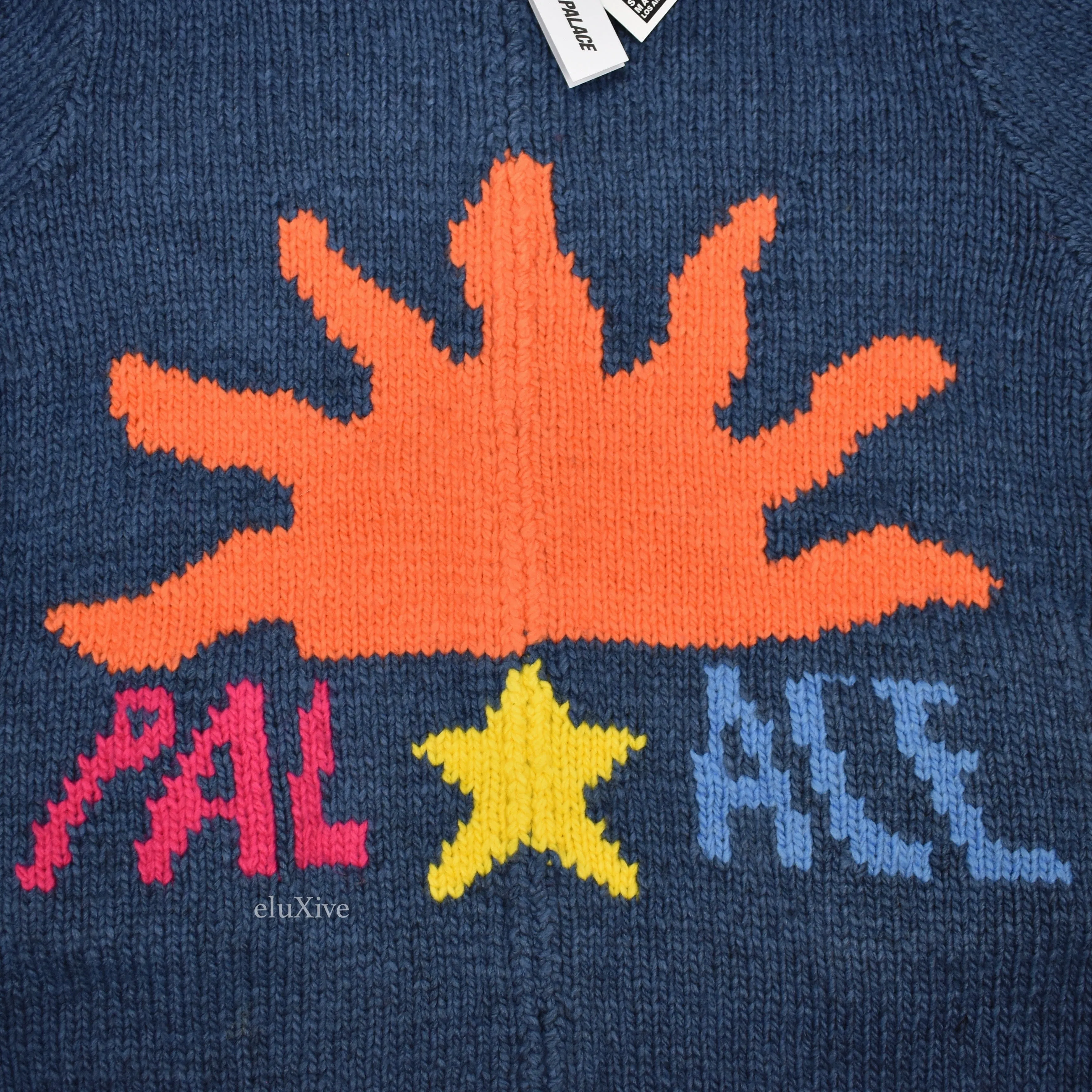 Palace - 'Soap Dodger' Sun Knit Logo Hoodie