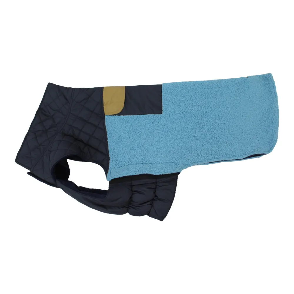 Pawpourri Fleece Lining Sherpa Jacket for Dogs (Blue)