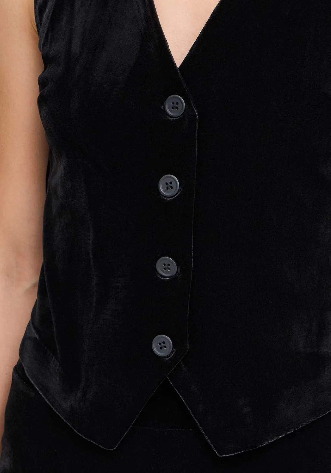 Perlina Vest - Black