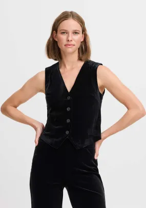 Perlina Vest - Black