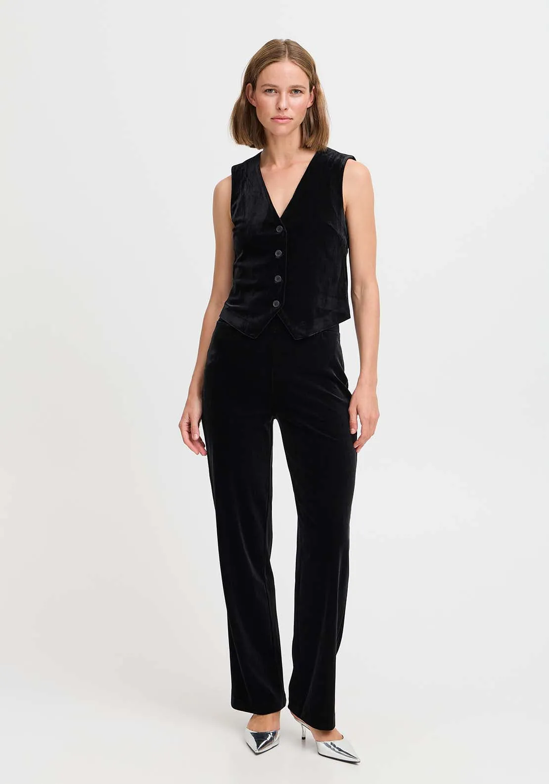 Perlina Vest - Black