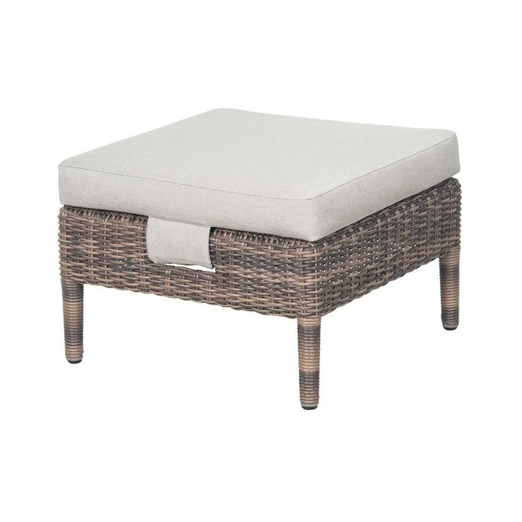 Provenance Wicker Leeward Ottoman