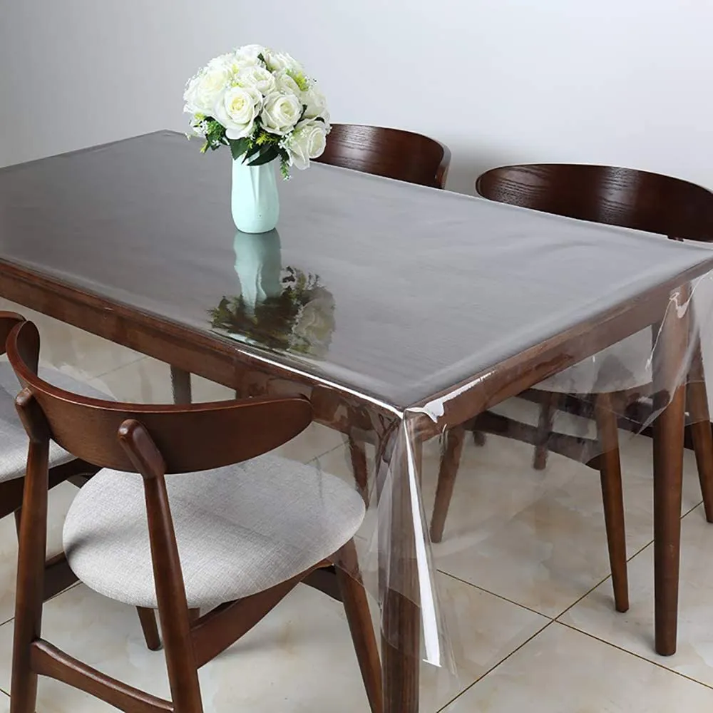 PVC Table Cover Clear 520gsm 1.5mx1m Sheeting