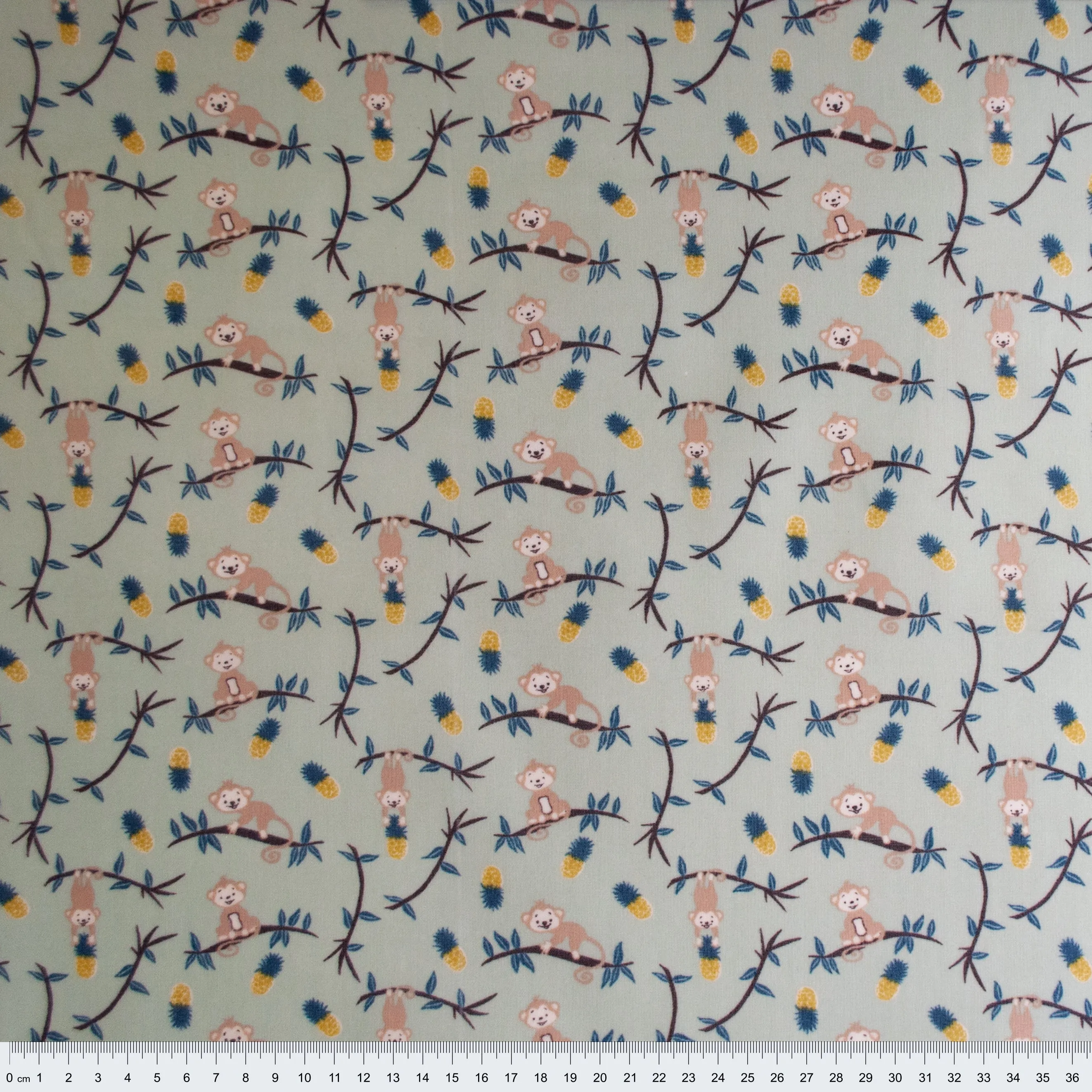 Raincoat Poplin Fabric, Monkey- Width 100cm
