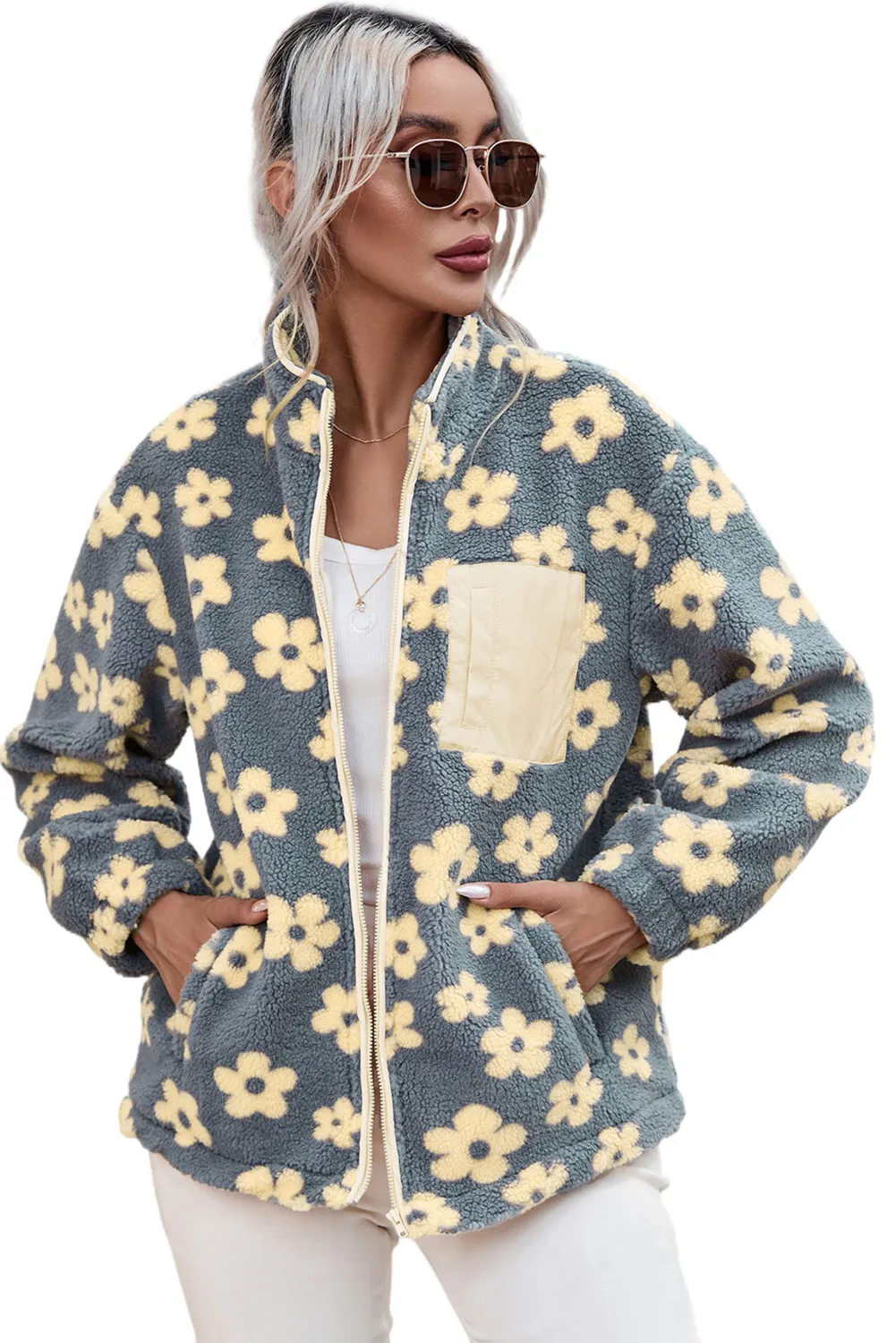 raine sherpa flowr jacket