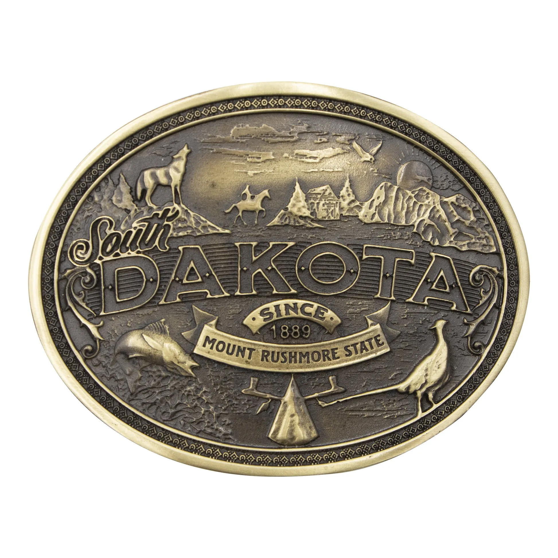 South Dakota Heritage Buckle