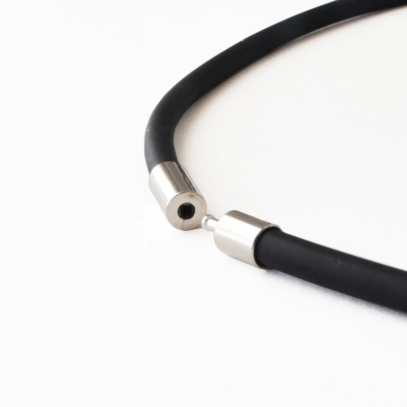 Statement 3D Printed Circle Pendant - Optical