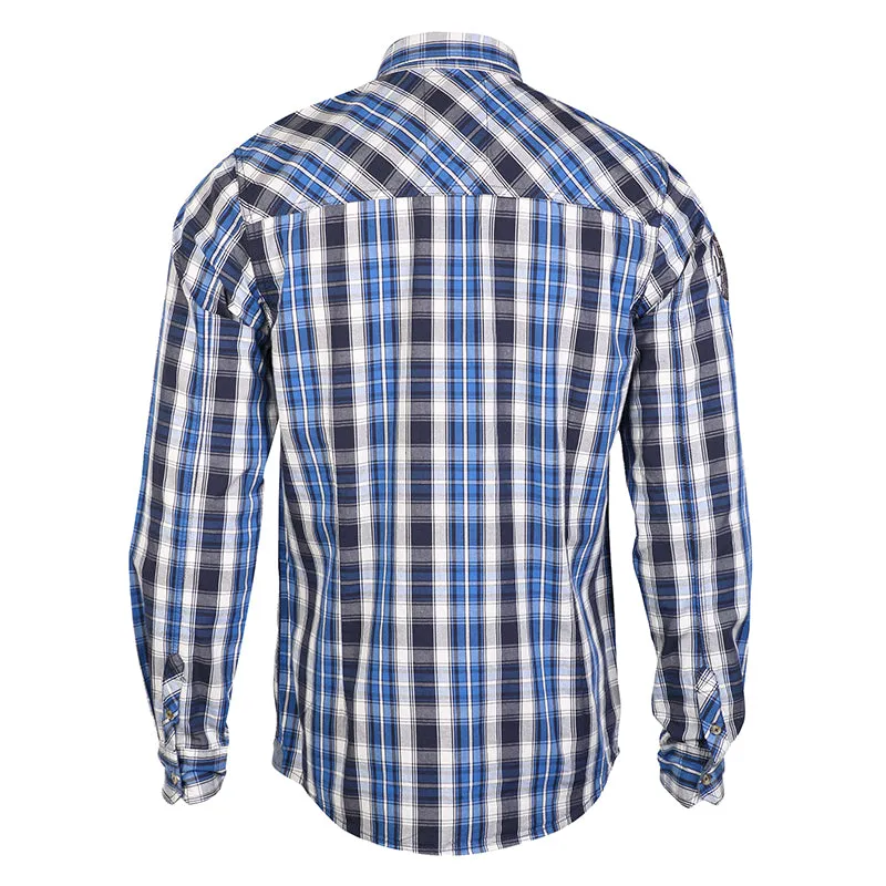 Tokyo Laundry Blackwood long sleeved blue shirt