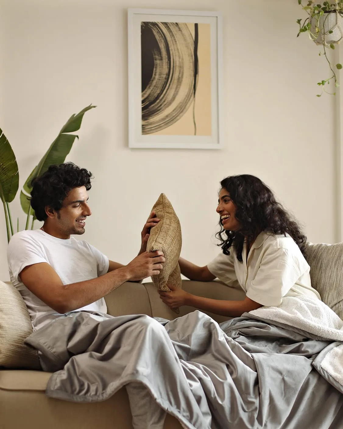 Tucked In |Dawn - Sherpa Blanket | Made of Fine Mink Velvet & Sherpa (90"x90")