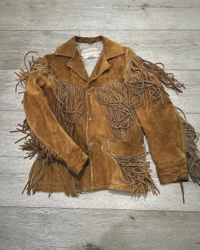 Vintage Schott Men's Suede Fringe Jacket
