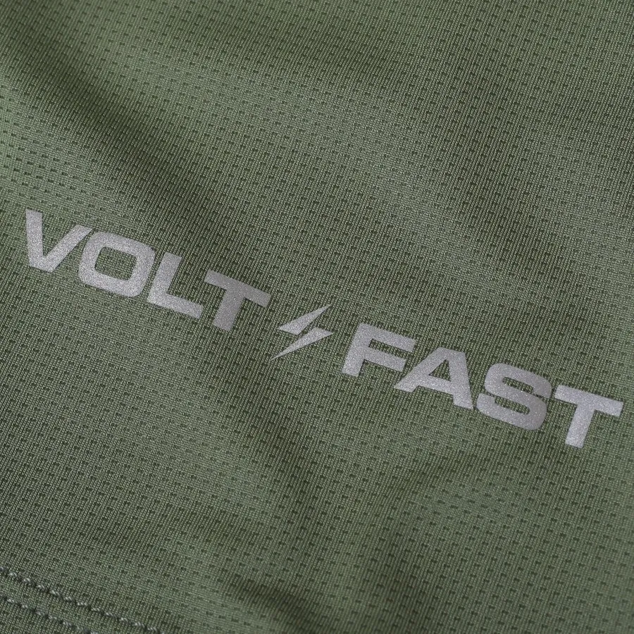 Volt and Fast Women's Bolt Sports Crop Top V2 - Olive